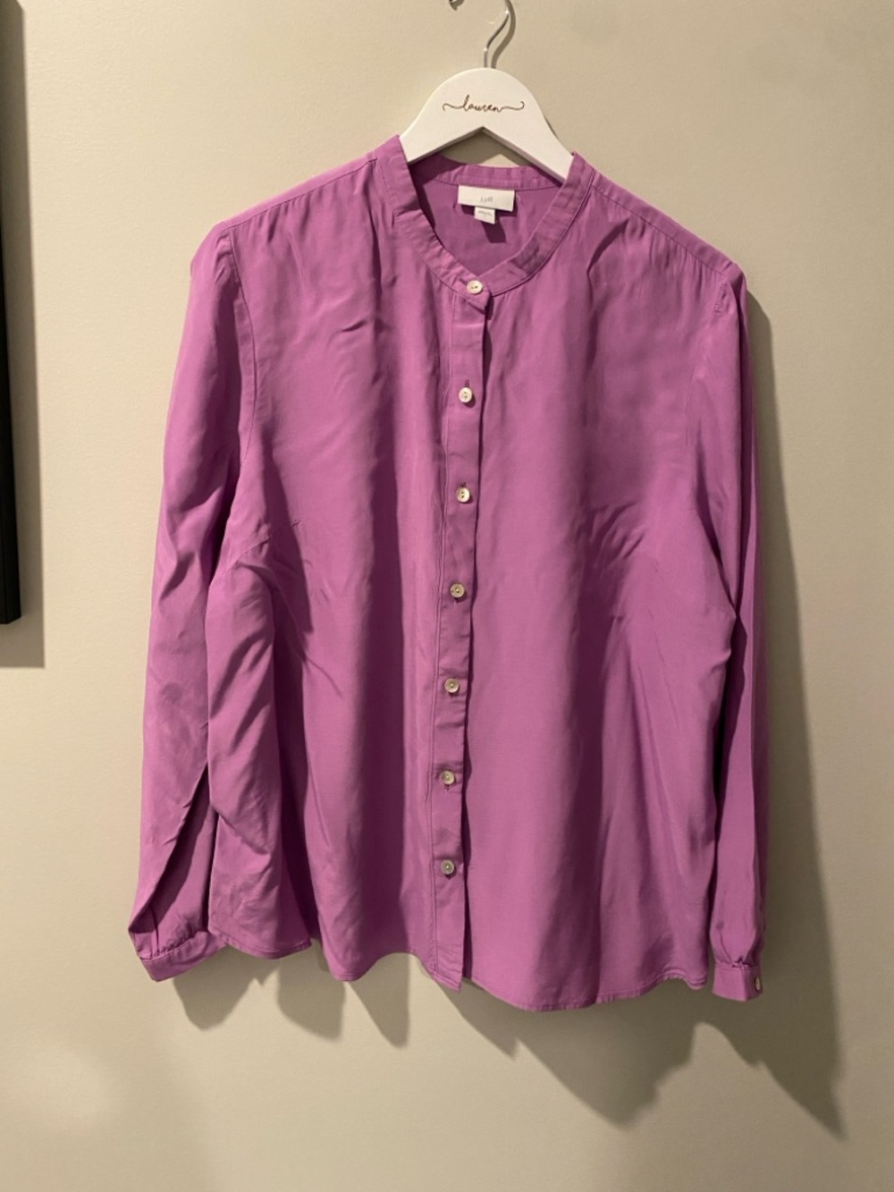 J.Jill Button-Up Blouse Size Large